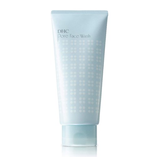 DHC Pore Face Wash, Foaming, Pore-Minimizing, Exfoliating Cream Cleanser, For Acne and Oily Prone Skin, Fragrance and Colorant Free, 4.2 oz. Net wt.