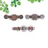 EXCEART 3pcs Steampunk Hair Clips Vintage Clock Gear Barrettes Gothic Steam Punk Cog Wheel Hairpins Hair Accessories for Women Cosplay Costume Party