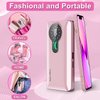 ENGERWALL Rechargeable Nail Drill 35000 RPM, Portable Cordless Electric Nail File Machine for Acrylic Nails Gel Polishing, Removing, with Dail Drill Bits Kit for Manicure Pedicure, Pink (Pro)