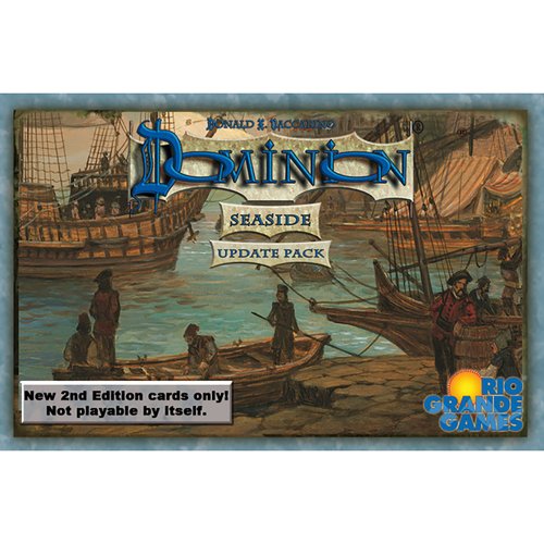 Rio Grande Games: Dominion: Seaside 2nd Edition Update Pack - Expansion Card Pack, Rio Grande Games, Ages 14+, 2-4 Players