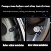 4 Pack Bling Valve Stem Caps, Sparkling White Handmade Crystal Rhinestone Car Tire Valve Caps Bling Car Valve Stem Covers Chrome Attractive Dustproof