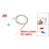 uxcell a12100600ux0328 K Type 50 mm x 3 mm Temperature Controller Earth Thermocouple Probe 2M