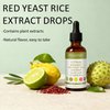 XUHUIT Red Yeast Rice Drops - Wellness Blend with Soursop,Citrus Bergamot Olive Leaf, Vitamins B & C, Plant-Based, Non-GMO, Vegan Supplement, 2 fl.oz. (1)