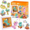 LERLUCKY'SZHAO 5D Gem Painting Kit for Kids with Frame -Dinosaur Diamond Painting Stickers for Boys and Girls Ages 6-12 Birthday Gifts Diamond Painting Kits for Beginner