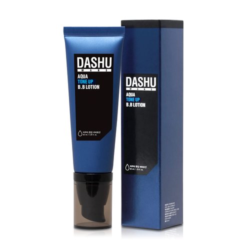 DASHU Aqua Tone Up B.B Lotion | Korean BB Cream for Men w/Seawater & Seaweed Extract | Hydrating BB Cream for Face | Men's Skin Care (1.35 fl oz)