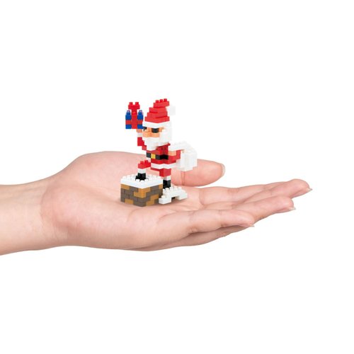 nanoblock - Christmas - Santa Claus on The Chimney, Collection Series Building Kit