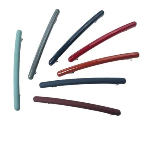 4pcs Multiple colors Hair Barrettes Clips for Women Thin Fine Hair, French Barrette Hair Clips, No Slip Flat Hair Clip Hair Pins Claw Clasps Hair Styling Accessories for Short Medium Long Hair Clips