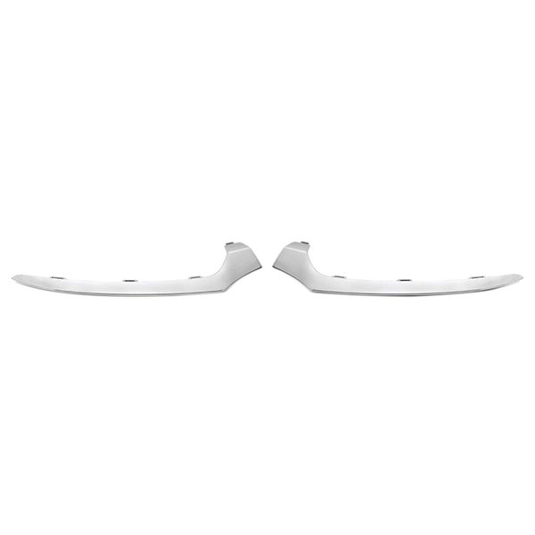 2058851374 2058851474 Front Left Right Lower Bumper Chrome Trim Molding Fit for Mercedes-Benz W205 C-Class C300 C350 C200 2014-2017 2016 2015 (Left+Right)