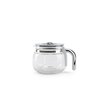 Smeg DCGC01 Jug for Overflow Coffee Maker DCF02 DCG01, Glass, Gray and Chrome