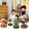 Aoriher 14 Pcs Dinosaur Honeycomb Centerpieces Dinosaur Birthday Party Decorations Dino Volcano Theme Party Table Toppers Jurassic Themed Party Supplies for Kids Girls Boys Baby Shower Party Decor