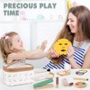 Makeup Kit Toys for 2 Year Old Girls Gifts - Wooden Makeup Toy Set Pretend Play for Toddler 2-4 - Montessori Toys for 2 3 Year Old, Christmas Birthday Gifts for Kids 3-5 with Beauty & Hair Salon Toys