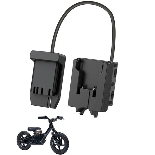 Battery Adapter for Stacyc 12" & 16" Electric Balance Bikes - Compatible with Milwaukee M18 Lithium Batteries - Easy Install Power Tool Battery Pack Converter for Extended Ride Time
