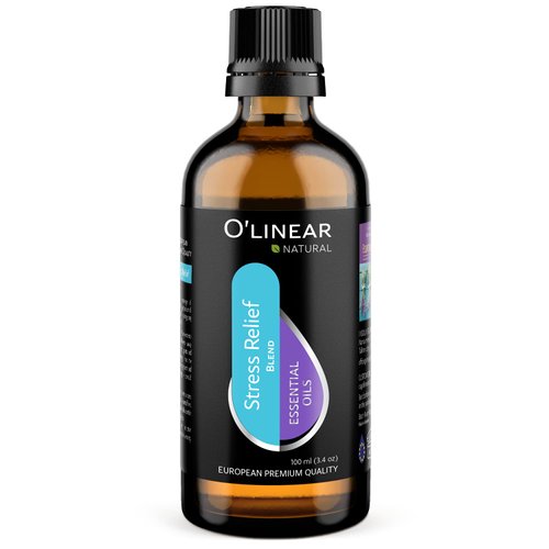 Stress Relief Essential Oil Therapeutic Grade 3.4 Oz Stress Away Blend Essential Oils, Aromatherapy Diffuser Pure Essential Oil Blend Anti Stress, Self Care Destress Gifts for Women Room Essentials