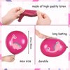Pink Dinosaur Balloons for Girl, Dinosaur Party Supplies Pink, Dino Print Latex Balloons for Birthday Baby Shower Dinosaur Themed Party Decorations