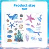 20 Sheets Ocean Creature Temporary Tattoos, Multi-Style under the Sea Whale Jellyfish Starfish Ocean Animal Temporary Tattoos for Kids Beach Party Decorations Supplies