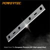 POWERTEC 6 Inch Jointer Blades for Delta JT-160, 37-071, 37-070 Jointer, Replacement for 37-072, 37-372 Jointer Knives, Set of 2 (148010)