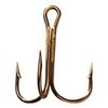 Mustad 3551 Classic Treble Standard Strength Fishing Hooks | Tackle for Fishing Equipment | Comes in Bronz, Nickle, Gold, Blonde Red, [Size 5/0, Pack of 25], Bronze