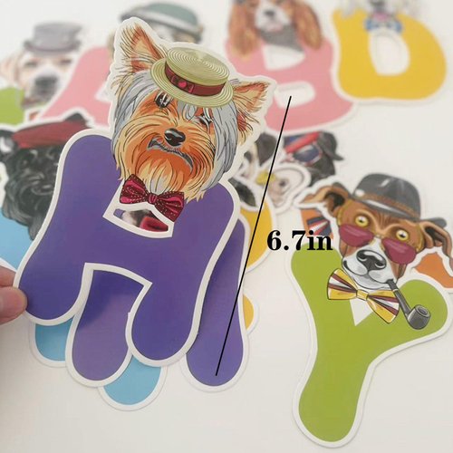 GOTPASS Dog Themed Banner Dog Faces Claws Party Banner Dog Theme Party Bunting Decoration Puppy Birthday Baby Shower Party Supplies