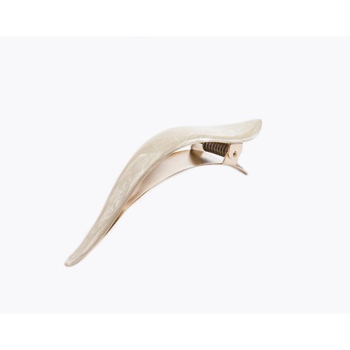 Ficcare Maximas Hair Clip Honey Marble - size Medium