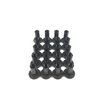 Gun Guy Gear - Open Back Screw Posts Black Finish 20 Pk Leathercraft & Kydex Holster Screw Posts (1/2")