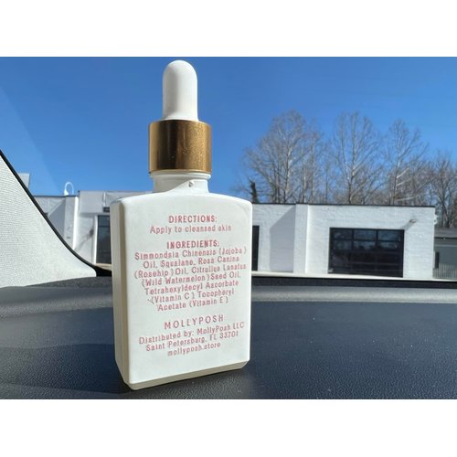 Illuminating dew drops with Vitamin C for dull and dry sensitive skin; Fragrance free facial serum with antioxidants