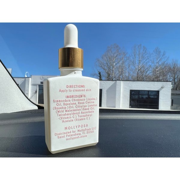 Illuminating dew drops with Vitamin C for dull and dry sensitive skin; Fragrance free facial serum with antioxidants