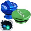 Diesel Fuel Cap for Dodge Ram, Aluminum Factory Combo Pack - Magnetic Diesel Fuel Cap & DEF Cap for RAM 1500 2500 3500 Trucks (2013-2019)