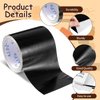 SMAODSGN 4 Inch Black Book Binding Tape 540 Inch Book Spine Tape Book Repairing Tape Library Book Adhesive Tape Thick Book Tape for Covering Hardback Broke Used Book（200u）