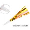 AVLA 60 Pack Gold Noise Maker, Glitter Metallic Fringed Musical Birthday Blowout, Horns Whistle Party Favor Blower Noisemaker for Kids New Year Sport Events