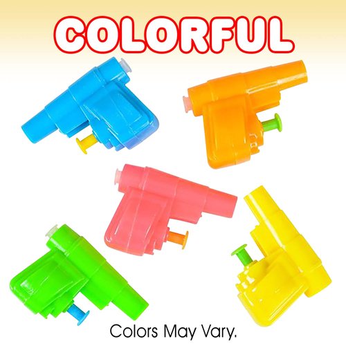 ArtCreativity Colorful Mini Water Guns (Pack of 24) Fun Assorted Neon Colors - Great Beach and Pool Toys for Kids, Squirt Guns Party Favors for Boys and Girls
