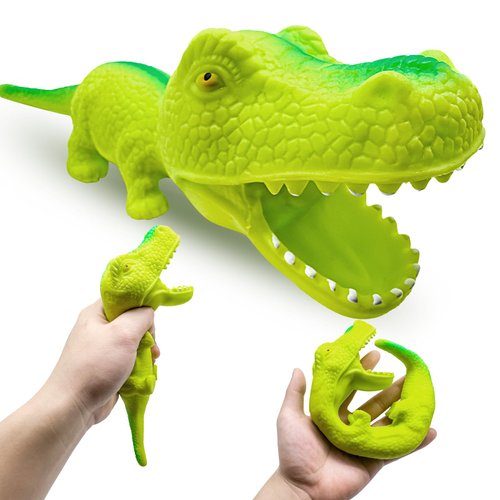 Dinosaur Squishy Toys Stress Balls for Adults and Kids, Dinosaur Sensory Fidget Toys Squeeze Balls, Big Dinosaur Figure Toys, Animals Squishy Ball for Party Favors