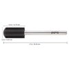PANA Professional 3/32" Shank Size - Smooth Top Small Barrel Silver Carbide Bit Fine Grit - Nail Drill Bit for Dremel Machine