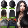 Yiciani 10 Pcs Black Hair Shampoo, Instant Black Hair Dye 100% Grey Coverage Natural Hair Ingredients Color Hair Dye for Men and Women (250ML)
