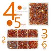 qiipii 2 Boxes 3060PCS Orange Resin Rhinestones Crystal Topaz Orange Resin Rhinestones Crystals Diamonds 2mm-6mm Non-Hotfix Gems Stones for Nails Tumblers Mugs Bottles DIY Crafts Body Face Eyes Makeup
