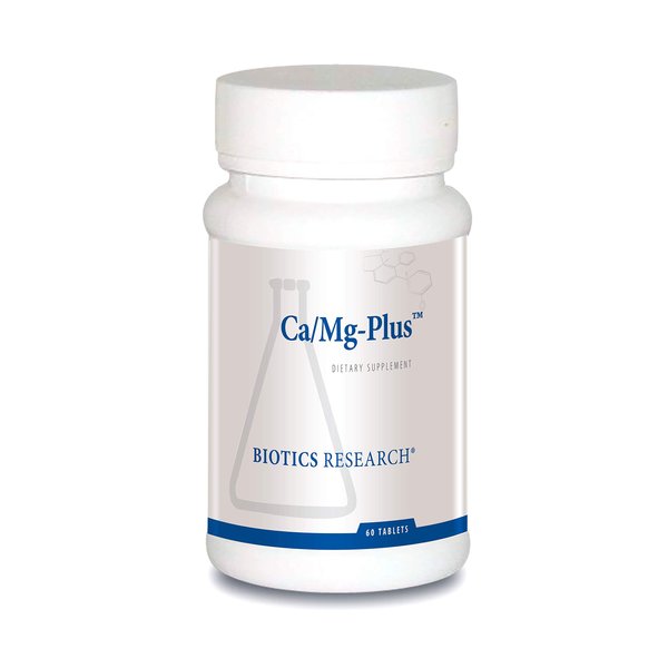 Biotics Research CaMg-Plus Calcium Magnesium Supplement with Parathyroid, Aids in Bone and Dental Health, Muscle Relaxation, Supports Cardiovascular Health, Thyroid Support 60 Tab
