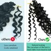 New Gogo Curl Crochet Hair Pre Looped 8 Packs Pre Twisted Curly Crochet Hair for Black Women Beach Curl Wave Crochet Synthetic Hair Extensions (14 Inch (Pack of 8) 27#)