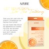 AZURE Vitamin C Brightening Under Eye Pads - Anti Aging, Lifting & Moisturizing Eye Mask Patches - Reduces Fine Lines, Wrinkles, Dark Circles & Puffiness - Skin Care Made in Korea - 5 Pairs
