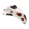 Cute Spotted Dog Shaped Hair Clips and Claw Clips for Women - EVA, Brown