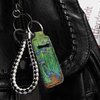 ENLACHIC Van Gogh Keychain Chapstick Holder Clip-on Lip Balm Holder Lipstick Holder Keychain for Women Girls,Van Gogh Irises