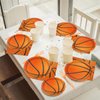 XIENBLOC 96Pcs Basketball Plates Napkins Basketball Birthday Party Supplies Basketball Paper Disposable Tableware Set Forks Sport Birthday Party Dinnerware Kits Serve 24 Guests
