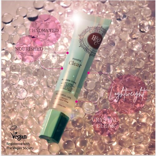 ROSÉE & CO Rosee Lip Gloss Vegan & Cruelty Free Treatment, Long Lasting Glossy with Shea Butter, Moisturize, Protect & Smooth - Clear (y. Set of 4-5, 0.5oz)