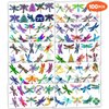 Cute Dragonfly Temporary Tattoos Dragonfly Birthday Party Decorations Favors Supplies Themed Stickers 10 Sheets 100 PCS Gifts for Baby Kids Girls Boys Decor Class School Carnival Christmas