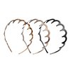 TODDER Zig Zag Headbands Wavy 3pcs Comb Headbands for Women Men Shark Tooth Hair Comb Hairband Hair Hoop Accessory for Women