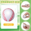 72 Pieces Baseball Stress Balls 1.6 Inch Mini Foam Baseballs Bulk Soft Baseball Party Favors Small Baseball Toys for Teens and Adults Stress Anxiety Relief Sports Theme Party Favors Classroom Rewards