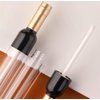 BesYouSel Empty Lip Gloss Tubes 5ml Clear Wine Shaped Lip Gloss Tube Plastic Mini Refillable Lip Oil Bottle Container Lip Glaze Tube Vials Cosmetic DIY Container Holders, Gold, Pack of 10