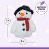 1i4 Group Warm Pals - Snowman - Cozy Lavender Scented Plush Toys - Stuffed Animal - Coolable Bedtime Comfort Plushie