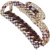 Camila Paris CP3594 French Hair Clip for Women Thick Hair for Long Curly Wavy Hair, Handmade Damier, Girls Hair Claw Clips, Styling Big Claw Clip for Thick Hair, Strong Hold Grip Made in France