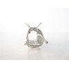 Generic Gold or silver leaf metal hair claw clip jaw clip (Primary color: Silver), 1 Count (Pack of 1)