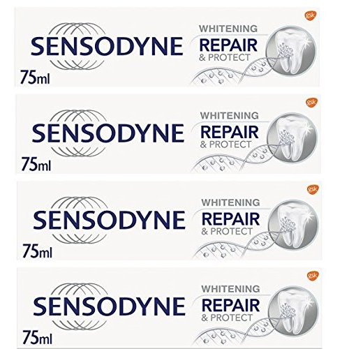Sensodyne Repair and Protect Whitening Toothpaste [Pack of 4]