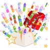 75Pcs Party Favors for Kids 3-5 4-8 Fidget Toys Bulk Mini Pop Keychain Sensory Toys Stocking Stuffers Birthday Carnival Treasure Classroom Prizes Toddler Toys Stress Relief toys